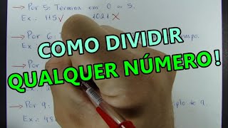 CRITÉRIOS DE DIVISIBILIDADE!! - COM EXERCÍCIOS