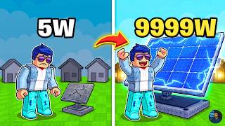 I Expanded SOLAR PANEL & BATTERY in Power Your City | Roblox screenshot 4