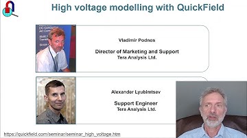 High voltage simulations with QuickField FEA software. Webinar recorded on November 22, 2023