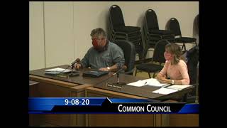 City Of Ripons Common Council Meeting 9-08-20