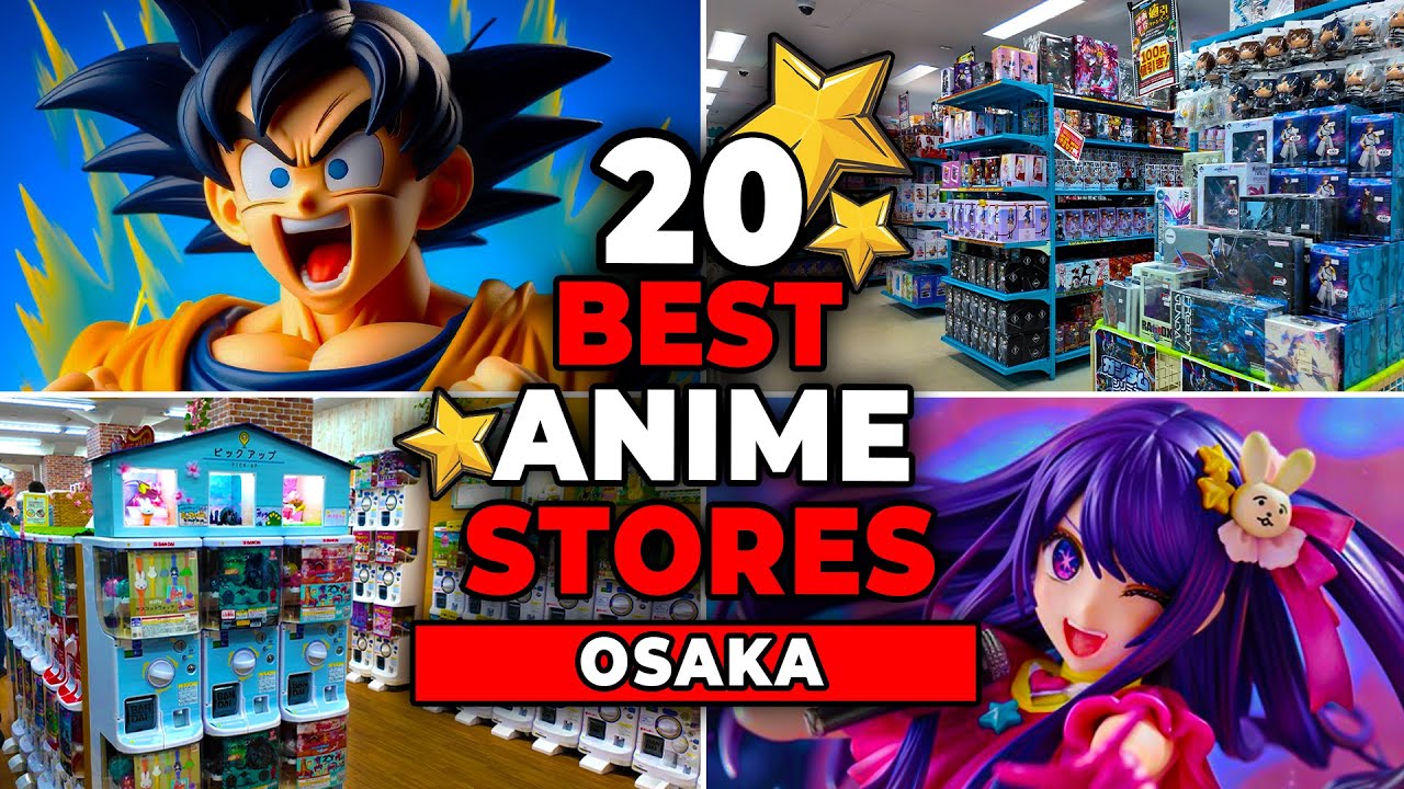20 лучших магазинов аниме и игр в Осаке 🇯🇵 | Полный гид по фигуркам, играм, гачапону и ганпла