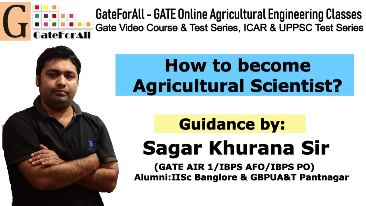 How to become Agriculture Research Scientist - YouTube