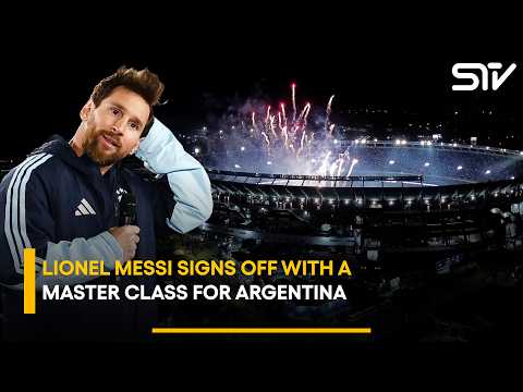 Lionel Messi Scores in Emotional Argentina Farewell | ZO1J