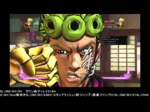 【ジョジョASB】ジョルノ 起き攻め ジョジョの奇妙な冒険 オールスターバトル