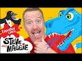 Divertida historia de dinosaurios para niños con Steve y Maggie Español Latino | Historias mágicas