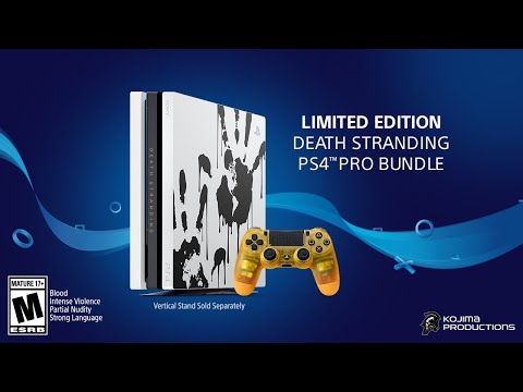 UNBOXING: Death Stranding Limited Edition PS4 Pro Console - (Discount Codes, BB Talking Pad & More)