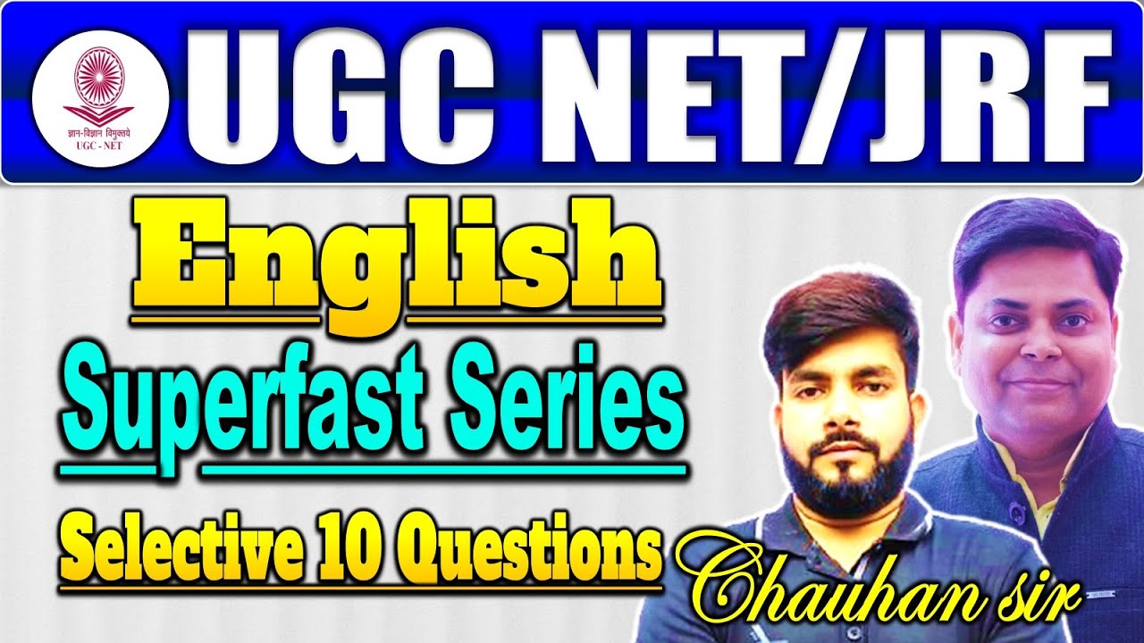 UGC NET 2025 || ENGLISH सिलेक्शन वाली तैयारी करें PYQS QUESTION PRACTICS || By Chauhan Sir 