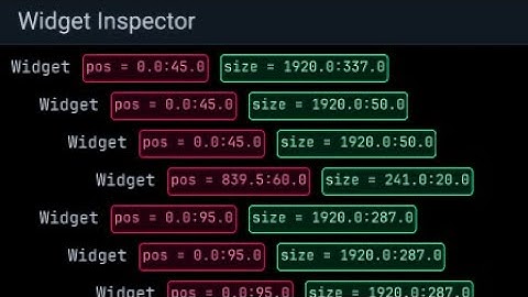 Making a widget inspector for my own Rust UI framework (Ep. 1)