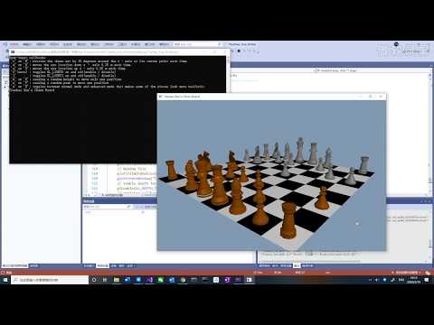 Project Demo - OpenGL 3D Chess Set