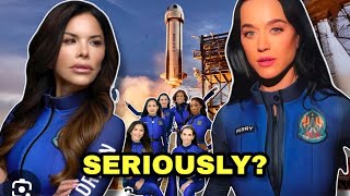 #katyperry and Lauren Sanchez Make Cringe Comments About #spacelaunch