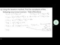 Using the iteration method, Find the complexity of the recurrence function: T(n)=2T(n/2)+n