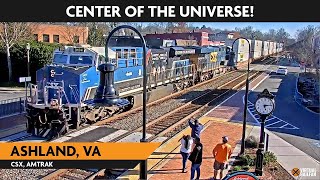 LIVE RAILCAM: Ashland, Virginia, USA | Virtual Railfan