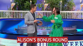Wof  Alisons Bonus Round  152026
