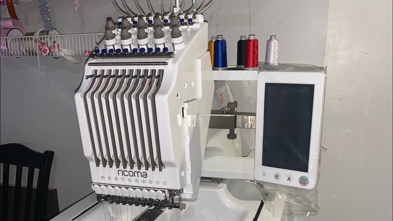 My First Multi Needle Embroidery Machine YouTube