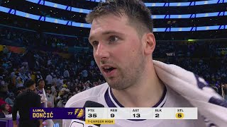 Luka Doncic Reacts To Lakers Earning 5Th-Straight Win After Defeating The Spurs Nba On Espn