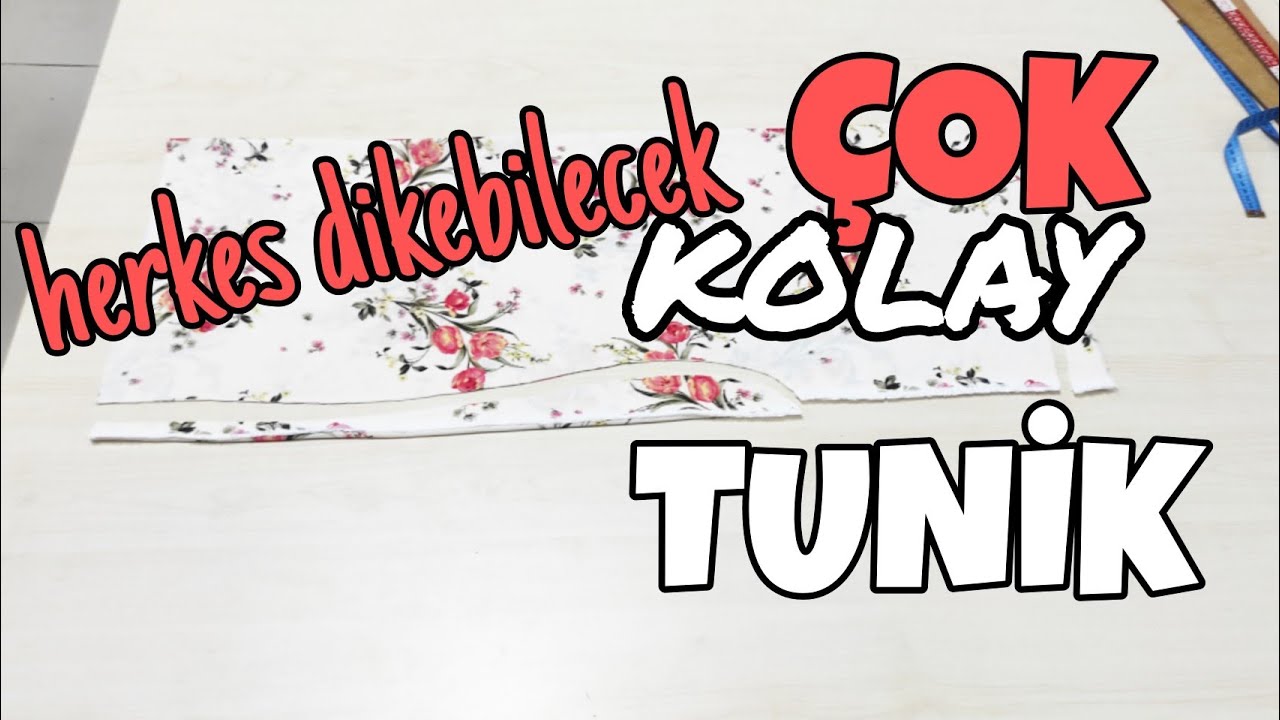 KOLAY TUNİK.. Herkes kendi ölçüsünde dikebilecek 🥰 zeliş'in dikiş odası