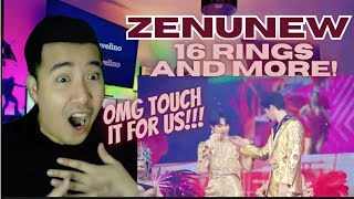 [REACTION] ZeeNuNew | 16 Shots + เจ็บตรงนี้ (กดให้น้องแหน่) + เอวลั่นปัด |  ZeeNuNew Concert Day1