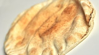 طريقة عمل الخبز اللبنانى بسهولة