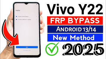 Vivo Y22 / Y22s FRP Unlock Android 13/14 || Setting Not Open ll YT Not Open || New Method 2025 ll