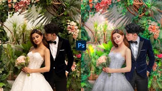 MASTER Color Full Asian Wedding Photo Retouching | Photoshop CC 2021 | Chan Vannroth Photography screenshot 4