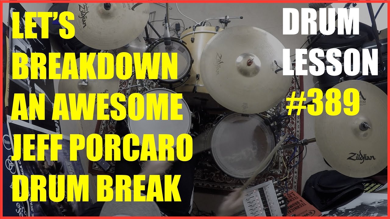 My Take On Jeff Porcaro's Drum Break in 'I Don't Hear You' Drum