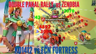 Rise Of Kingdoms Double Pakal Rally Kd1412 Vs Fcn Fortress Pakal New Rally Meta?