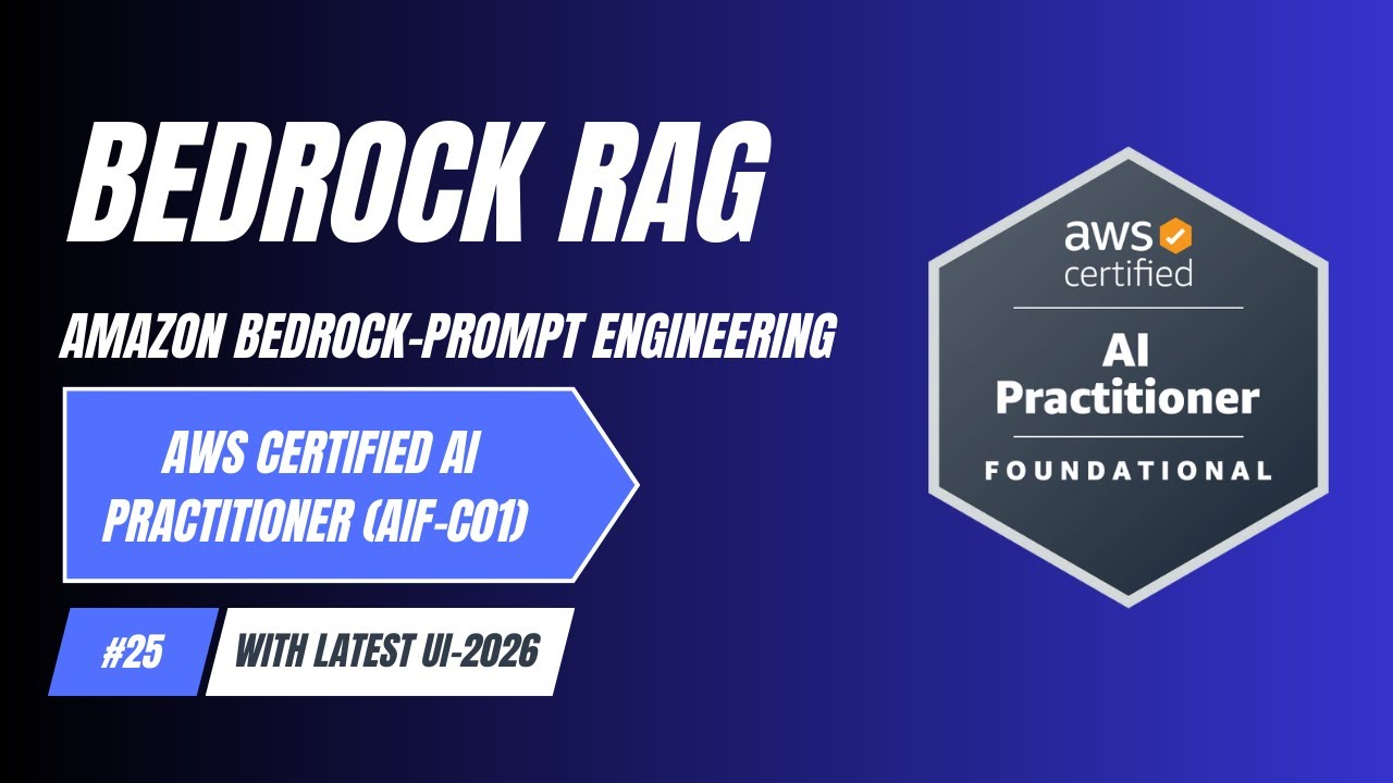 #25 Certified AI Practitioner AIF-C01 || Amazon Bedrock Prompt ...