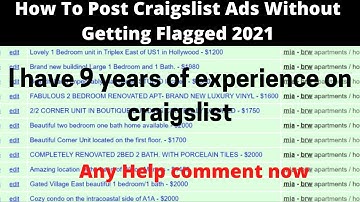 How To Post On Craigslist 2022-2023!! CRAIGSLIST.