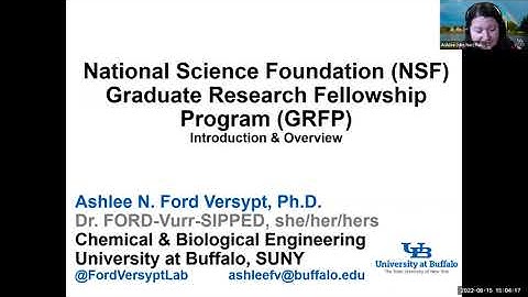NSF GRFP 2022 Workshop Series Part 1: Introduction and Overview