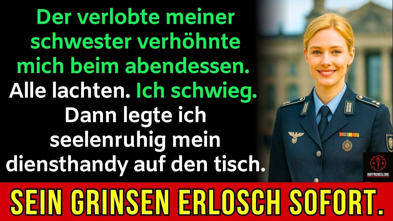 Der Verlobte meiner Schwester demütigte mich beim Dinner – bis ich mein Handy hinlegte...