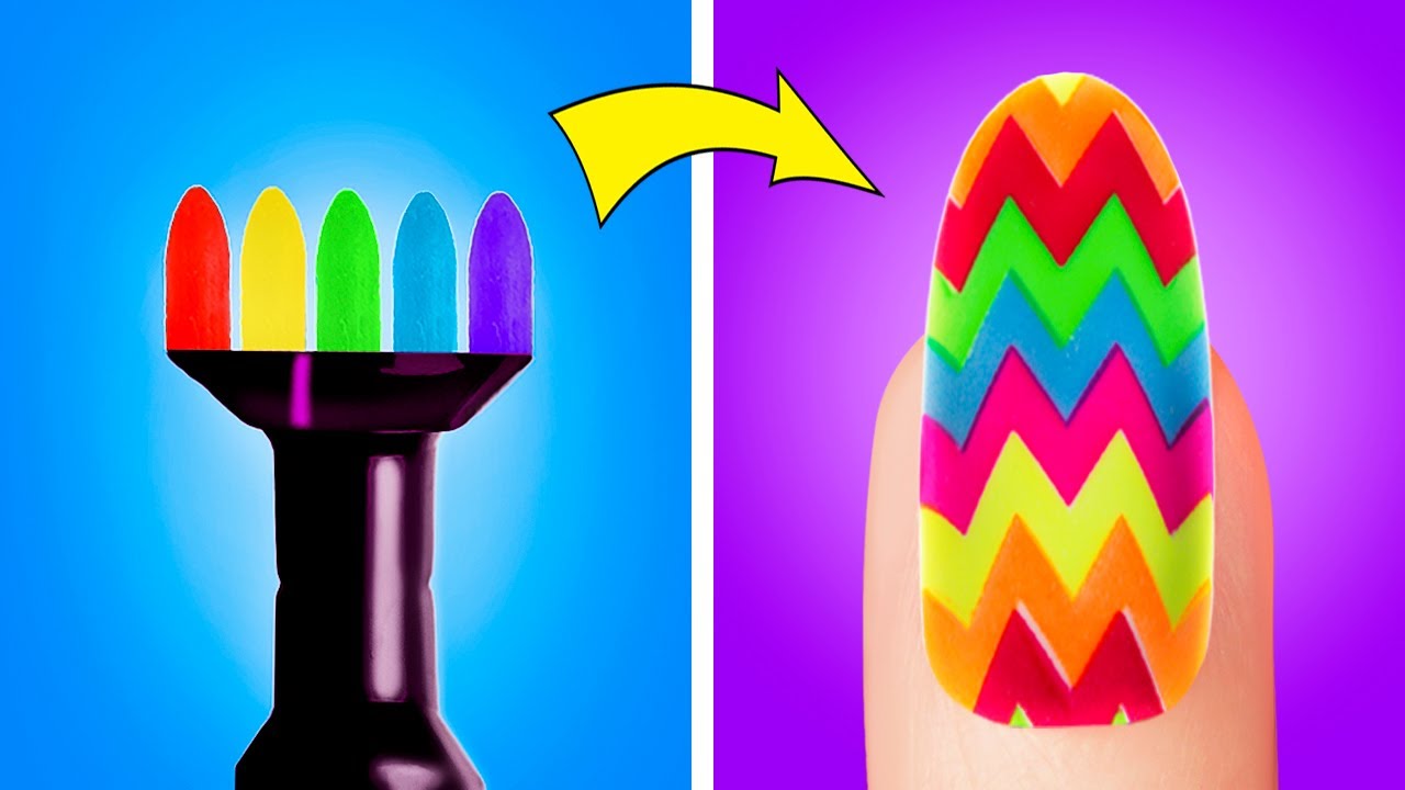 Awesome Nail Designs You Can Easily Repeat || Manicure And Pedicure Hacks