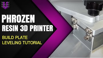 U3DPS | Phrozen 3D Printer | Z Axis Calibration Build Plate Leveling