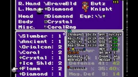 FFV LUA script - Part 1 - Menus
