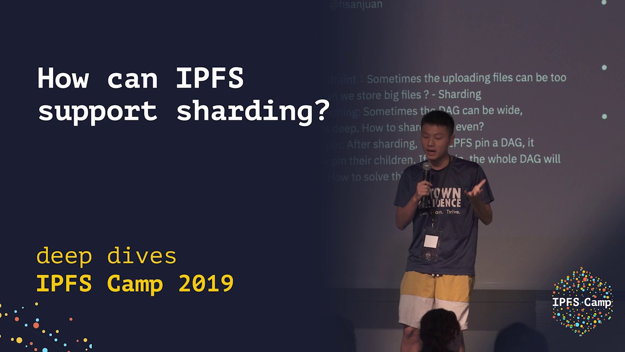 How can IPFS support sharding 📦