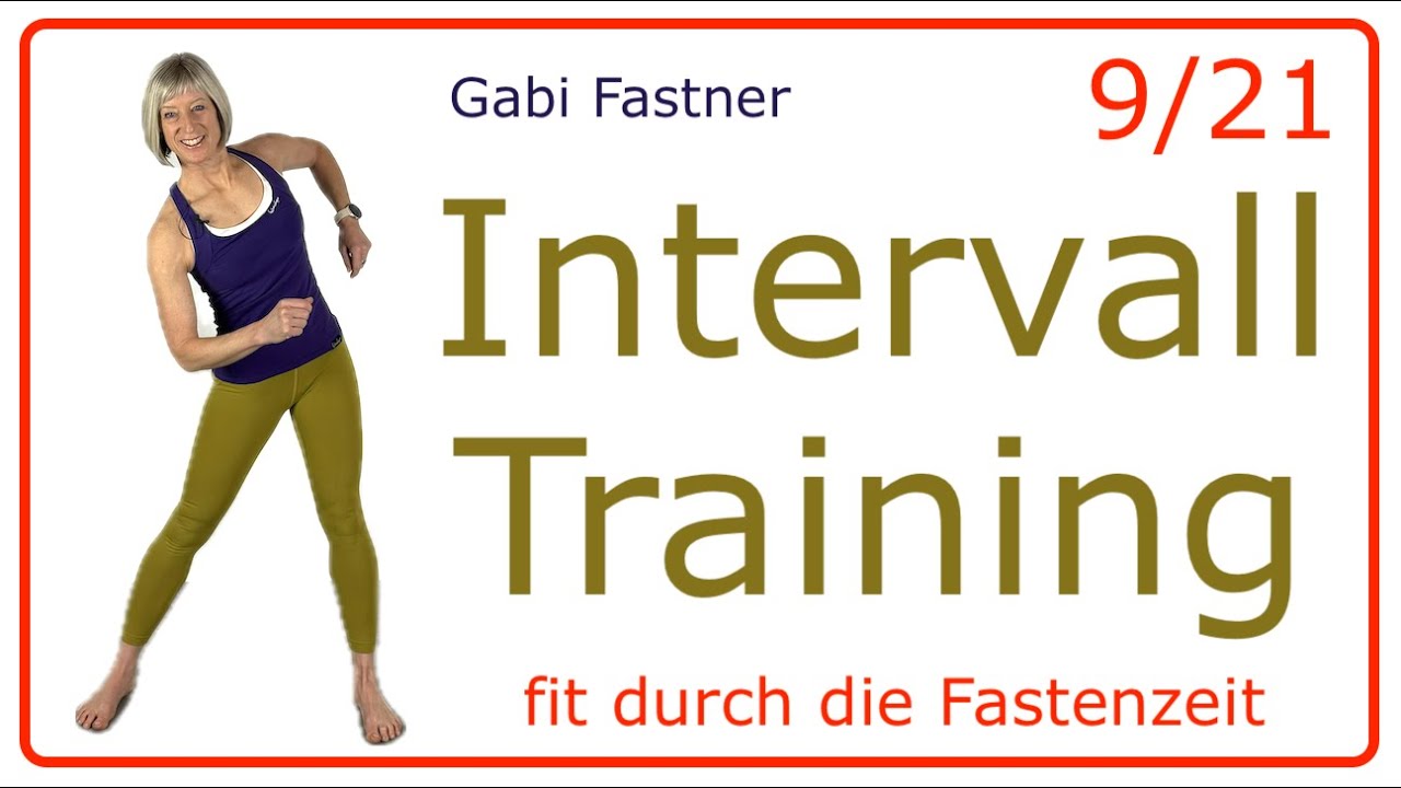 9/21 ☀️ 34 min. Intervall Training | ca. 4000 Schritte und 250 Kcal verbrennen, mit Abwechslung