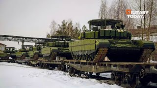 Finally !! Russian Receives New Batch of Modern T-90M "Proryv" Tanks