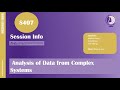IDWSDS 2025 S407 تجزیه و تحلیل داده ها از سیستم های پیچیده