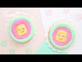 How to decorate kawaii bread cookies tipless with royal icing  fawaii 