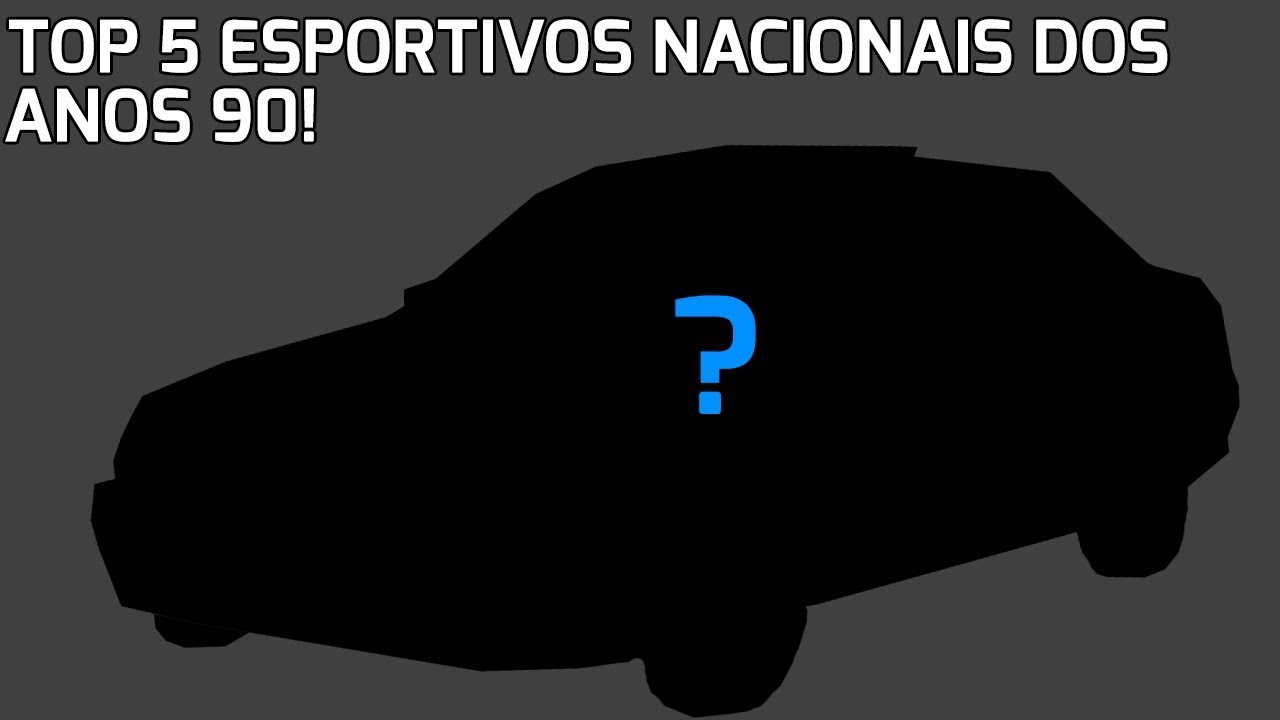OS MELHORES CARROS ESPORTIVOS NACIONAIS DOS ANOS 90