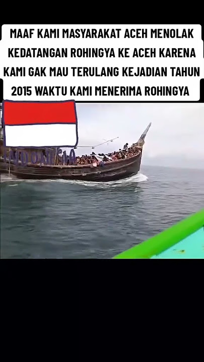 Ada yg tau kenapa warga Rohingya di tolak? #dony_ctr #storywa #feedshorts
