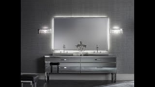 Brushed Nickel Bathroom Mirror