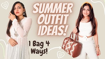 Summer Outfit Ideas 2021 | Styling 1 Handbag in 4 Ways