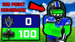 Can I Make a 100 Point Comeback in Ultimate Football?