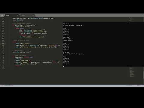 Nim - CS50’s Introduction to Artificial Intelligence with Python