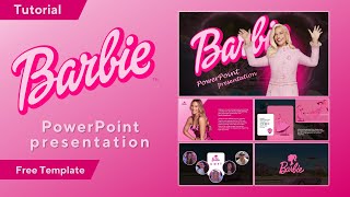 BARBIE Themed PowerPoint Presentation 2023  |  TUTORIAL  |  FREE TEMPLATE