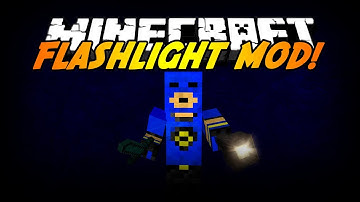 Minecraft - Mod Showcase: FLASH LIGHT MOD!