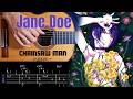 Jane Doe - Chainsaw Man Movie: Reze Arc ED | Guitar Fingerstyle TAB | Kenshi Yonezu - チェンソーマン ザ・ムービー