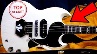 A Secret Under the Pickguard! | 2020 Gibson Brian Ray '62 SG Junior White Ebony Block Review + Demo