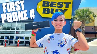 WE GOT DAYLIN HIS FIRST PHONE NUMBER AT 11 YEARS OLD! APPLE NIKE WATCH SERIES 6