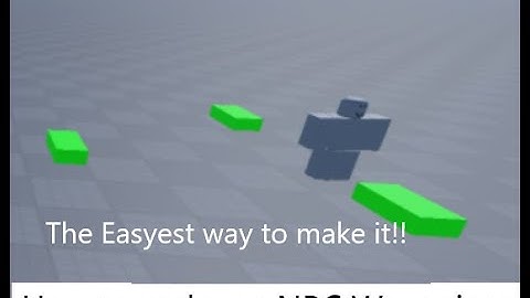 How to make NPC Follow The Waypoints in Roblox Studio